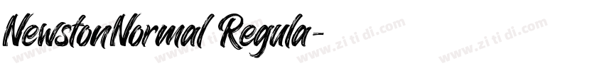 NewstonNormal Regula字体转换